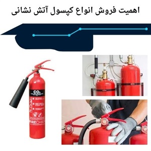 فروش کپسول آتش نشانی با استانداردهای بین المللی